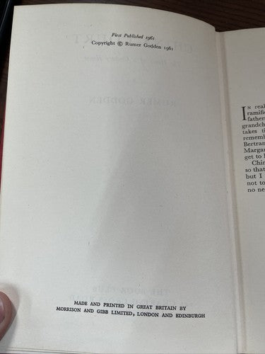 China Court; The Hours of a Country House by Rumer Godden - Hardback 1961