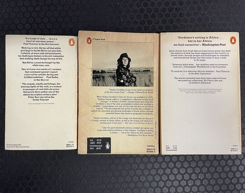 3x Nadine Gordimer Penguin Classics Vintage ORANGE Book Bundle Set