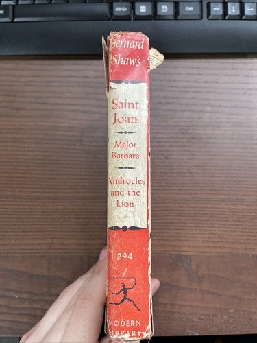 BERNARD SHAW'S SAINT JOAN, MAJOR BARBARA, ANDROCLES AND THE LION 1956 (MODERN LI