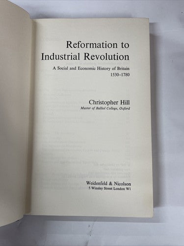 Christopher Hill - Reformation To Industrial Revolution 1530/1780, (1968)