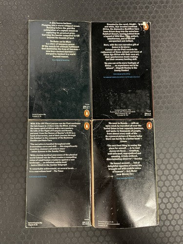 4x Laurens Van Der Post Penguin Classics Vintage ORANGE Book Bundle Set