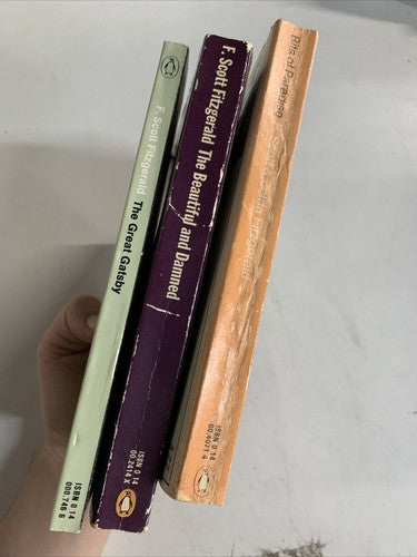 3x F Scott Fitzgerald Penguin Classics Vintage Book Bundle Set