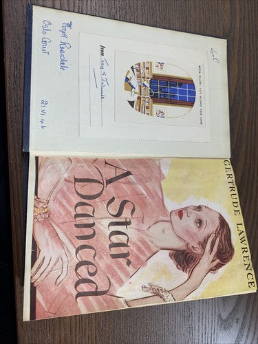 A Star Danced By Gertrude Lawrence First Edition 
