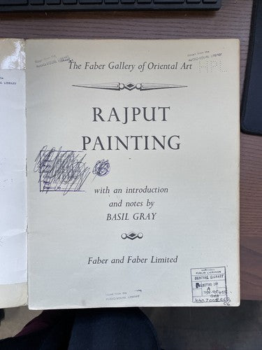The Faber Gallery of Oriental Art: Rajput Painting 1958 Ex Library Rare
