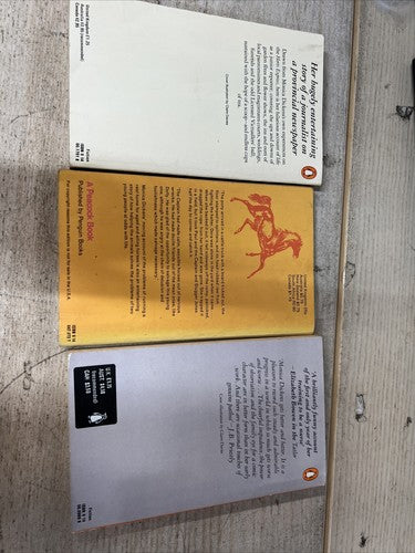 3x Monica Dickens Penguin Classics Vintage ORANGE Book Bundle Set