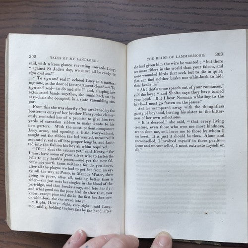 Bride Of Lammermoor, Waverley Novels Volume XIV by Walter Scott 1830 hardback