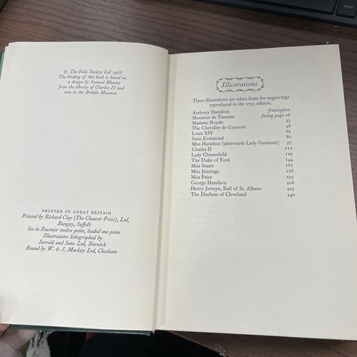 Memoirs of the Comte de Gramont, A Hamilton - Folio 1965 with Slipcase