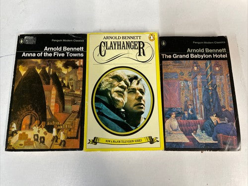 3x Arnold Bennett Penguin Classics Vintage Book Bundle Set