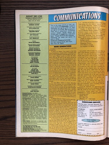 STARLOG Magazine #169 August 1991 Terminator 2