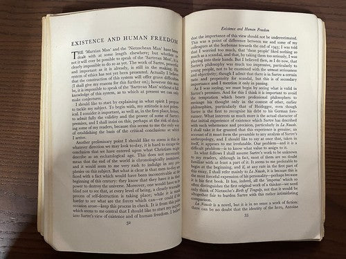 The Philosophy of Existence by Gabriel Marcel, Harvill Press, 1948, 1st, P/B