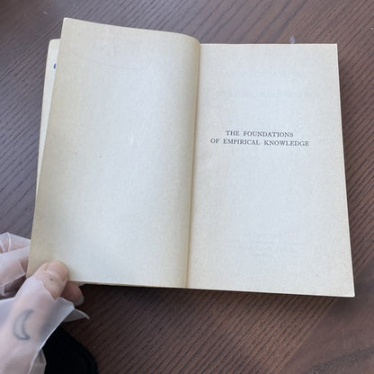 The Foundations Of Empirical Knowledge, A J Ayer 1969 Macmillan