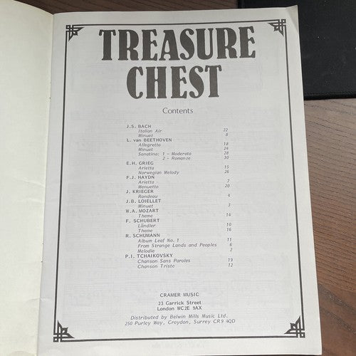 Treasure Chest For Flute - Cramer Music 