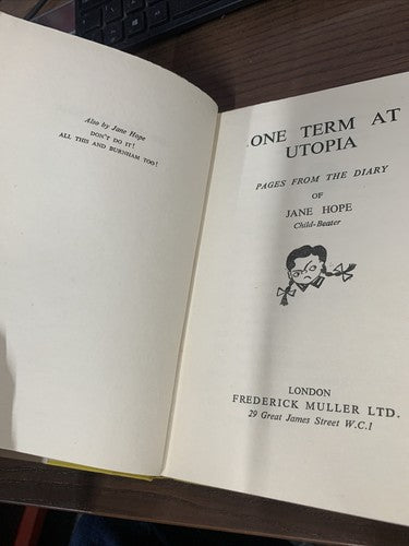 One term at Utopia by Hope, Jane