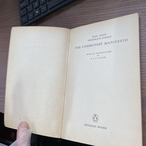 The Communist Manifesto by Marx & Engels - Pub: Pelican/Penguin 1967 PB Book