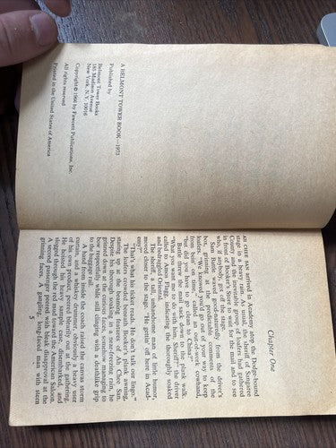 Amos Flagg Rides Out (Clay Randall - 1966) Fawcett Vintage Book