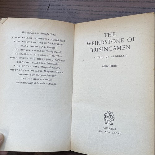 The Weirdstone Of Brisingamen A Tale of Alderley - A.Garner 1971 