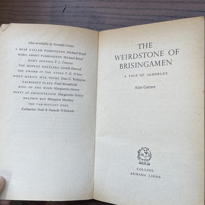 The Weirdstone Of Brisingamen A Tale of Alderley - A.Garner 1971 