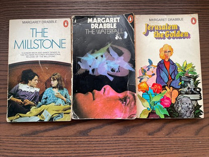 3x Margaret Drabble Penguin Classics ORANGE Vintage Book Bundle Set