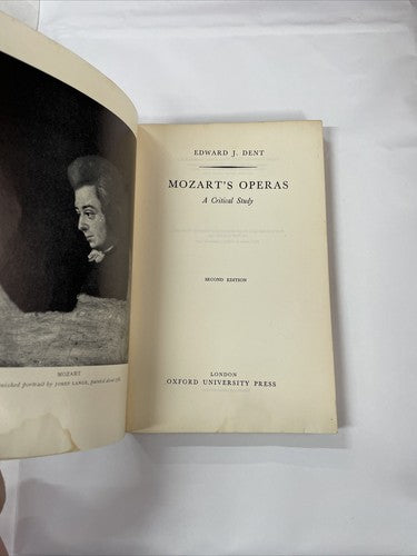 Mozart's operas - Edward J Dent, 1960