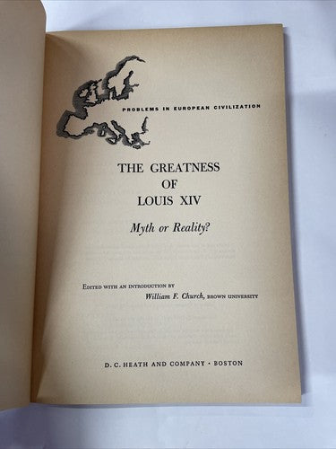 William F Church - The Greatness Of Louis XIV (1966)