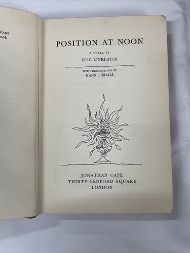 Position At Noon - Eric Linklater, decorations by Hans Tisdall, 1958