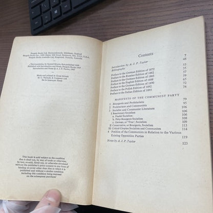The Communist Manifesto by Marx & Engels - Pub: Pelican/Penguin 1967 PB Book