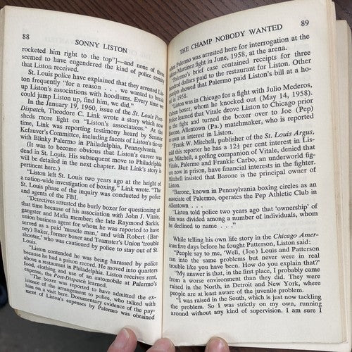 Sonny Liston: The Champ Nobody Wanted - A.S."Doc" Young, 1963 Johnson Publishing