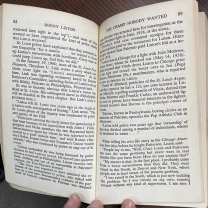Sonny Liston: The Champ Nobody Wanted - A.S."Doc" Young, 1963 Johnson Publishing