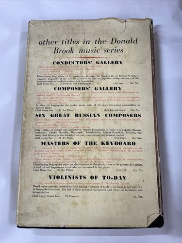 Singers of Today (Donald Brook - 1949)