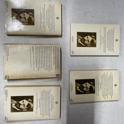 5x D H Lawrence Penguin Classics ORANGE Vintage Book Bundle Set