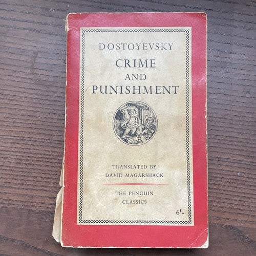 Crime and Punishment, F.Dostoyevsky - Penguin Classics 1960 