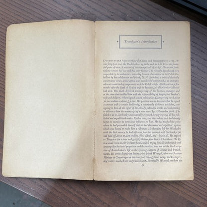Crime and Punishment, F.Dostoyevsky - Penguin Classics 1960 
