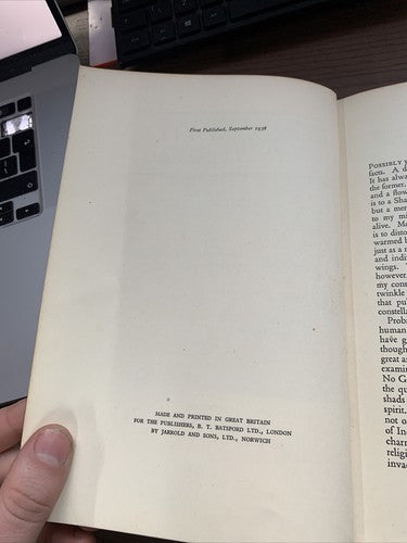 Book. The Spirit of India. WJ Grant. 1st Edition. Photos. Good condition. 1938.