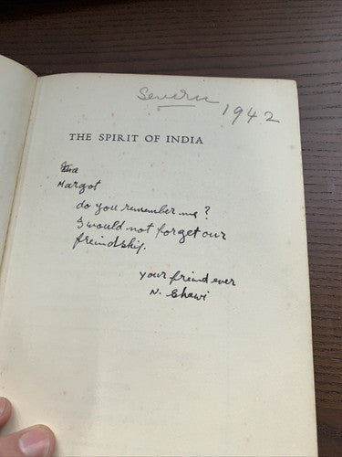 Book. The Spirit of India. WJ Grant. 1st Edition. Photos. Good condition. 1938.