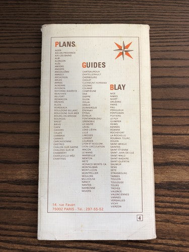 Rouen: Town Plan/Map Agglomeration (Plan Guide Blay) 1982