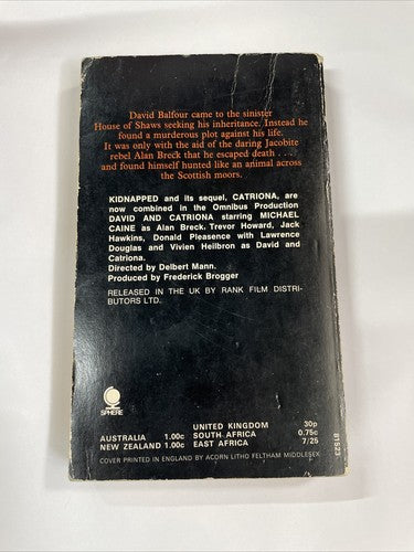 Kidnapped - Robert Louis Stevenson (1972) Sphere Books