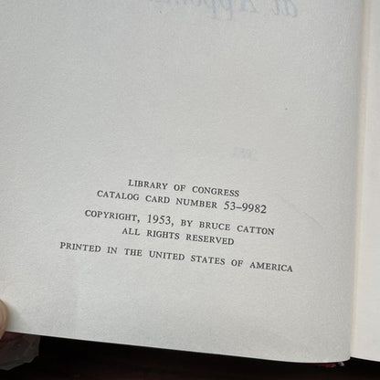 The Army Of The Potomac: A Stillness at Appomattox,Bruce Catton, Doubleday, 1953