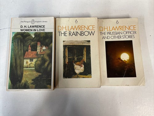 3x D H Lawrence Penguin Classics Vintage Book Bundle Set