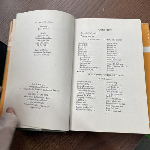 The Phoenix Dictionary of Games (J.B.Pick - 1967 Phoenix House) Ex library