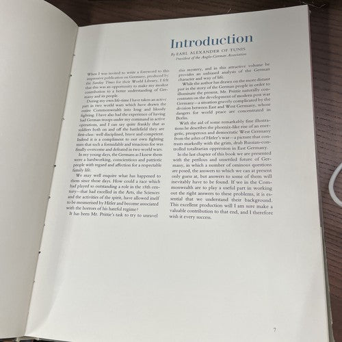 THE SUNDAY TIMES WORLD LIBRARY: GERMANY, T Prittie 1962