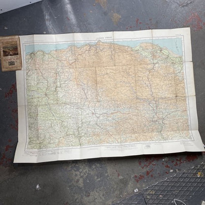 Ordnance Survey Tourist Map of Exmoor 1930