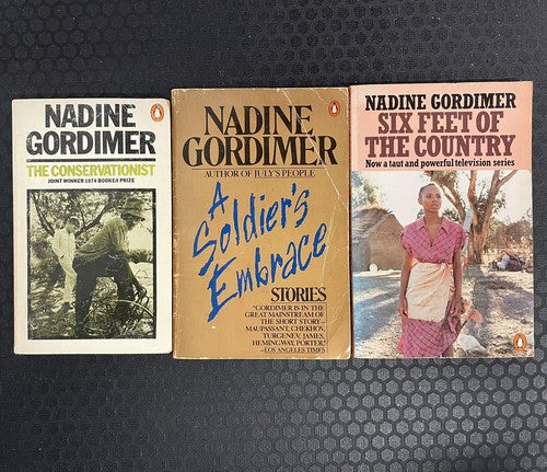 3x Nadine Gordimer Penguin Classics Vintage ORANGE Book Bundle Set