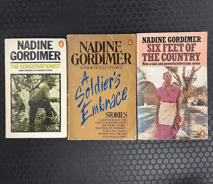 3x Nadine Gordimer Penguin Classics Vintage ORANGE Book Bundle Set