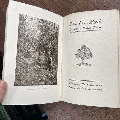 THE TREE BOOK by Mary Rowles Jarvis -  John Lane, The Bodley Head 1903