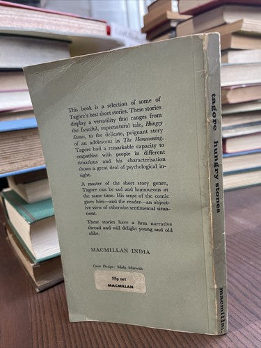 Hungry Stones and Other Stories, R.Tagore - 1973 Macmillan Pocket Edition RARE