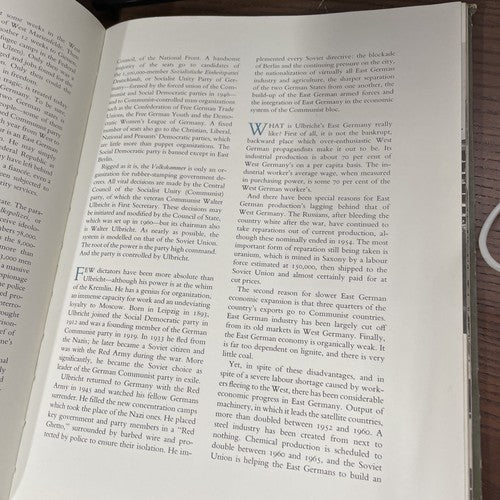 THE SUNDAY TIMES WORLD LIBRARY: GERMANY, T Prittie 1962