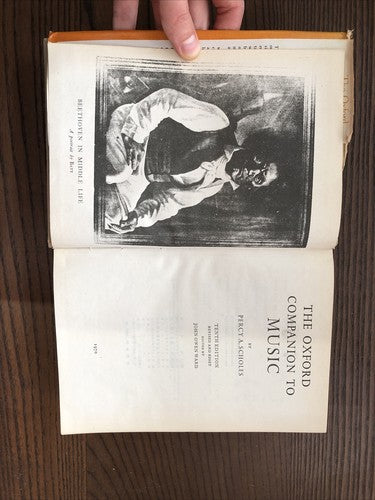 The Oxford Companion to Music, Percy A. Scholes (1970 - 10th ed) with Dustjacket
