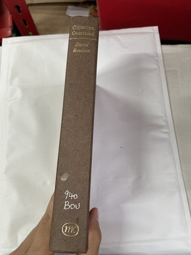 Objection overruled (Boulton, David - 1967)