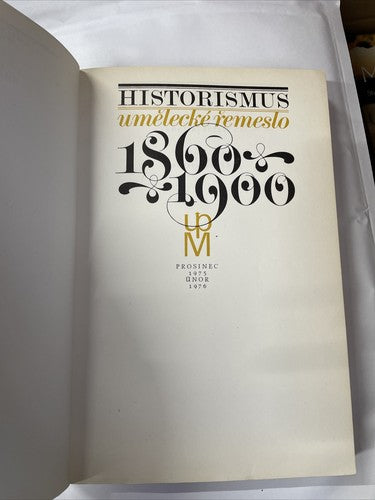 Historismus Umelecke Remeslo (1860-1900)