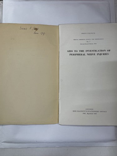 Aids to the Investigation of Peripheral Nerve Injuries (1965)